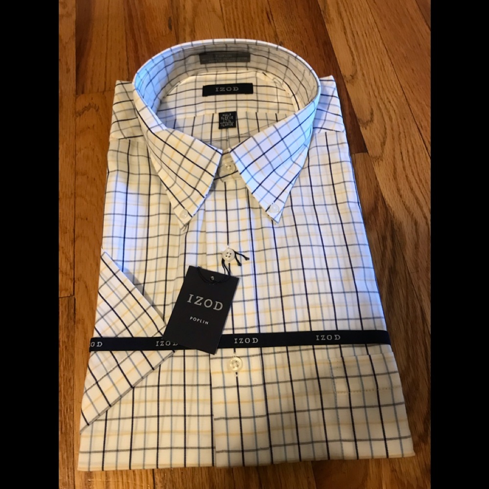 Half sleeve izod poplin shirt
